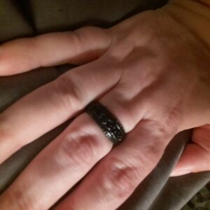 Elegant Black Ring for Men Pick Up Only